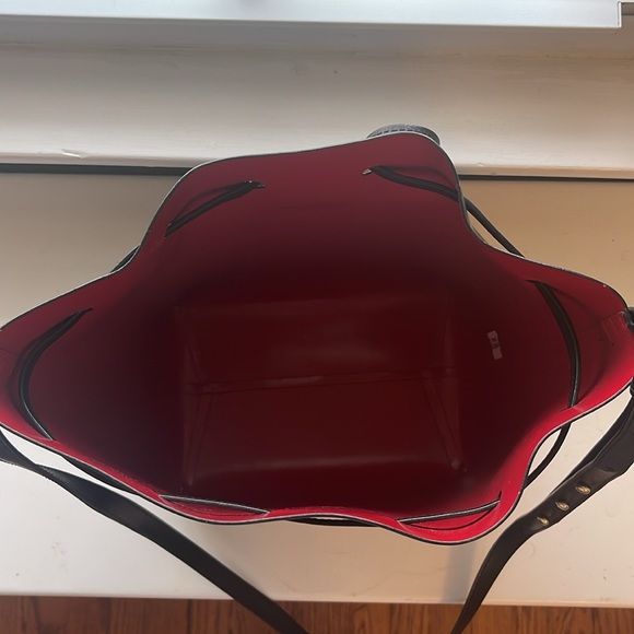 Mansur Gavriel Black Flamma Bucket Bag - Picture 9 of 12